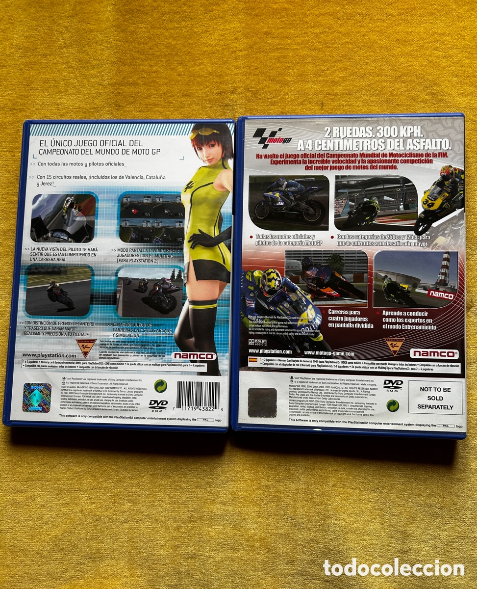 Videojuegos y consolas: Pack Ps2 Moto Gp 3 y 4 - Foto 2