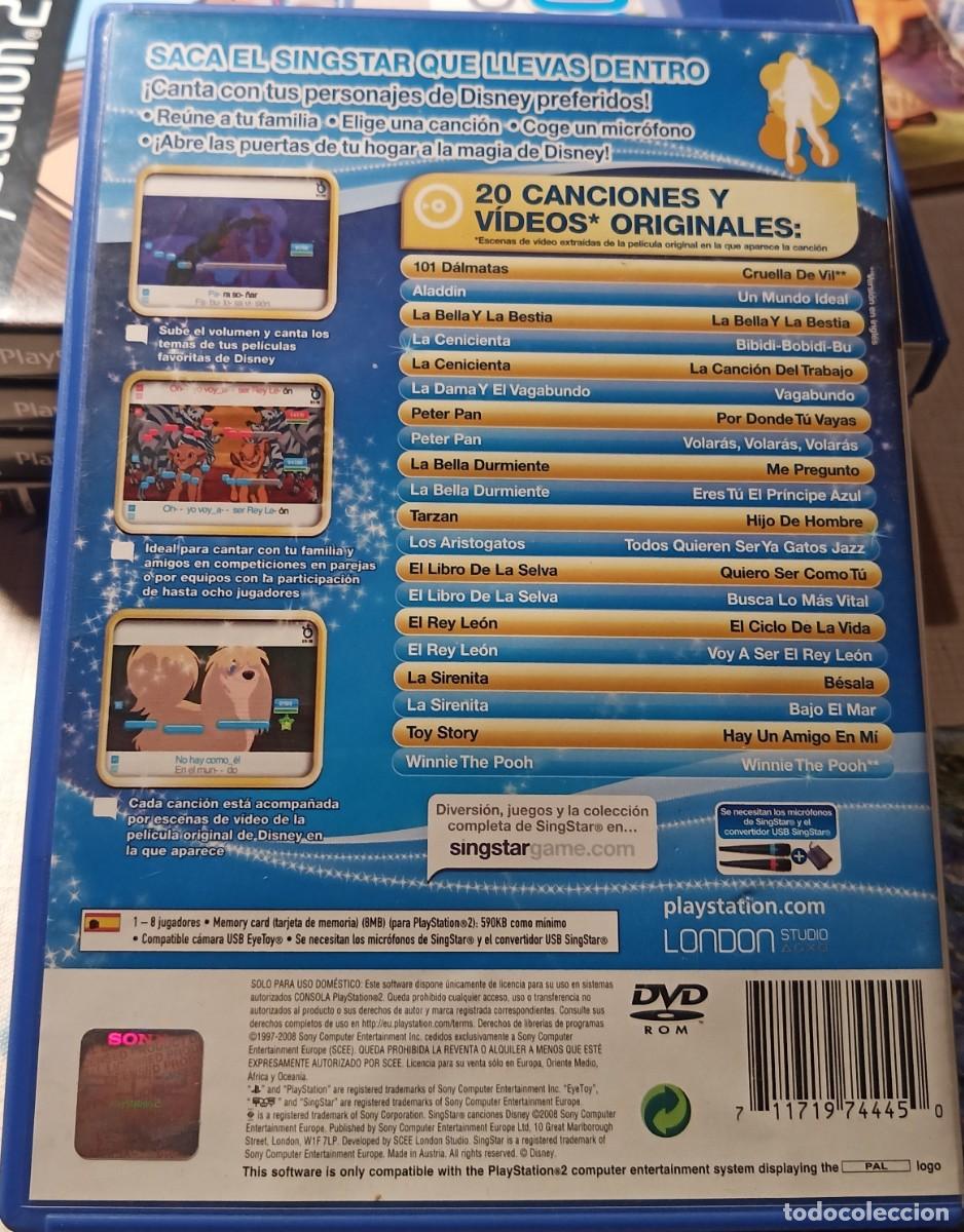 Videojuegos y consolas: SingStar Canciones Disney. PS2. - Foto 2