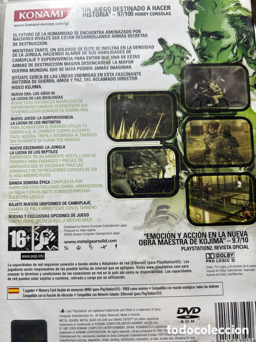Videojuegos y consolas: Metal Gesr Solid 3. Snake eater. Psp2 - Foto 2