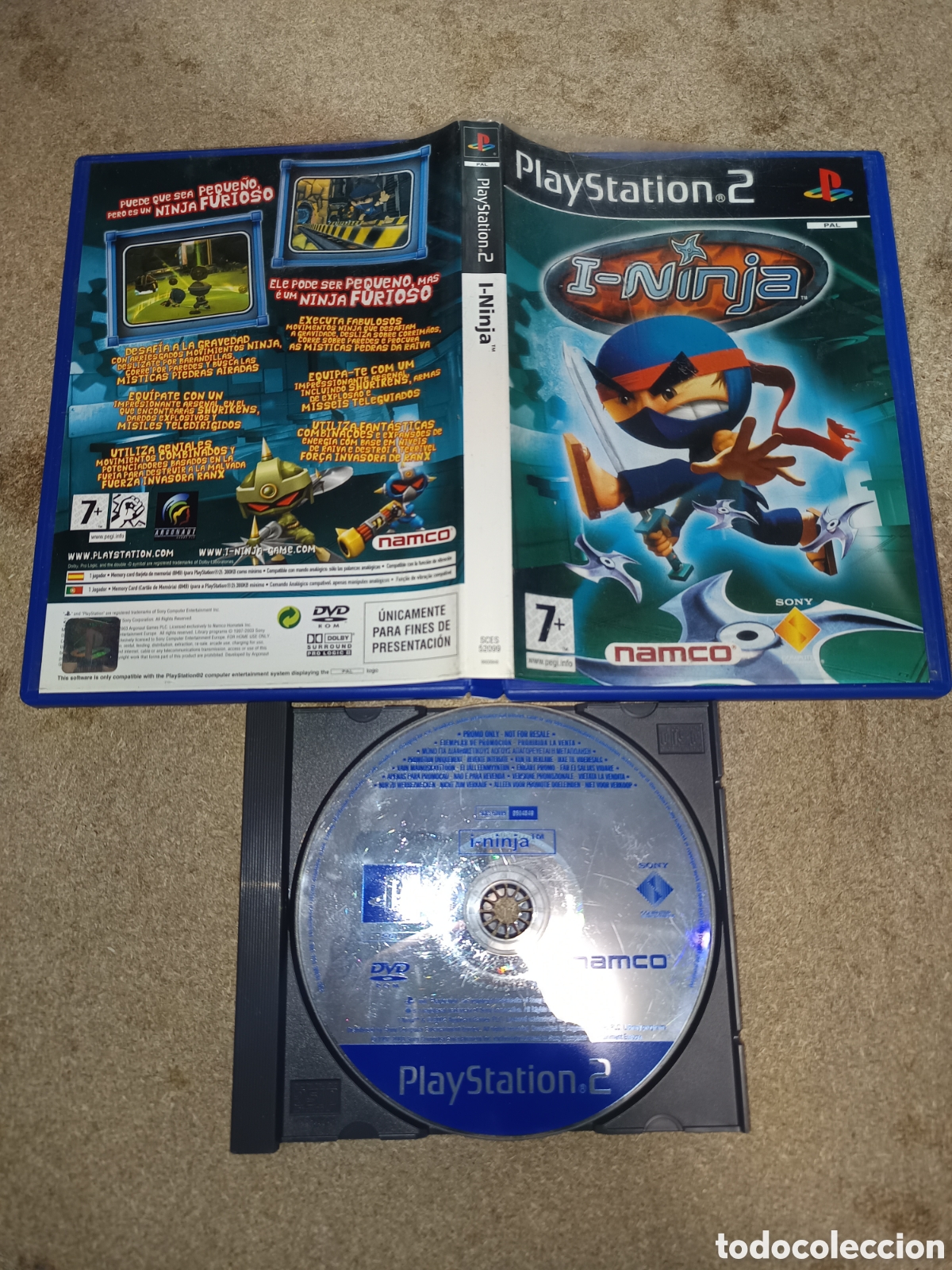 Videojuegos y consolas: PS2 I-NINJA PAL ESP PROMOCIONAL - Foto 1