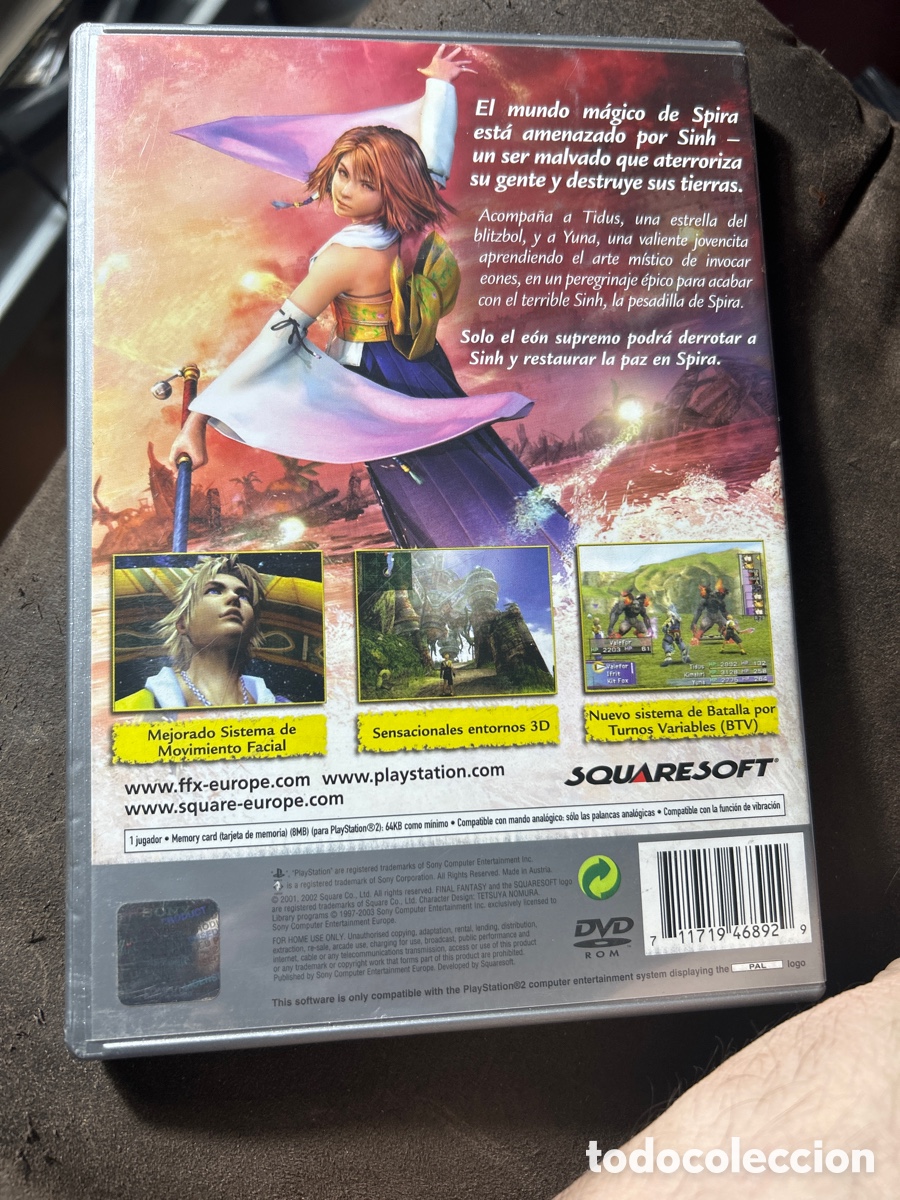 Videojuegos y consolas: Final fantasy X. PS2 - Foto 2