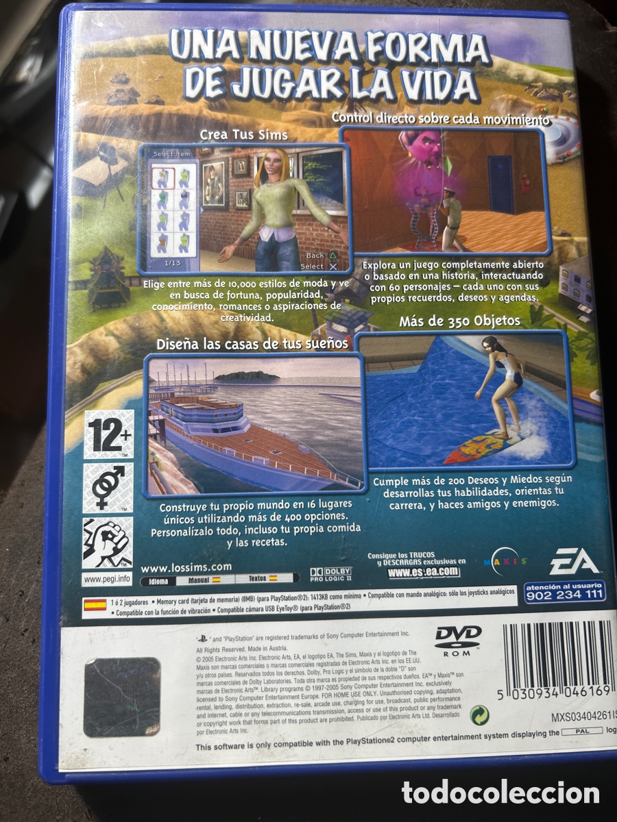 Videojuegos y consolas: Los sims 2. Juego de PS2 - Foto 2