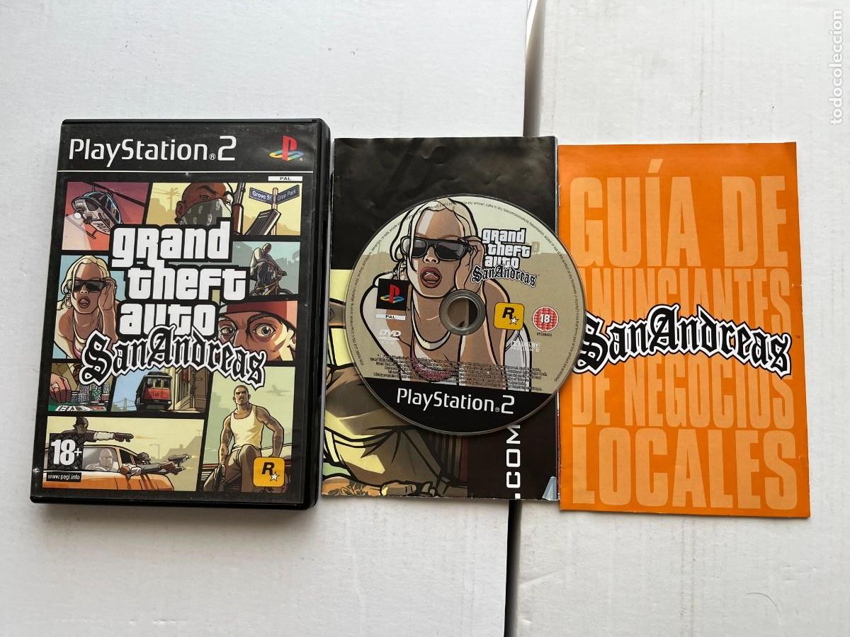 Videojuegos y Consolas: GRAND THEFT AUTO SAN ANDREAS GTA ANDREA PS2 PLAYSTATION 2 PLAY STATION TWO KREATEN