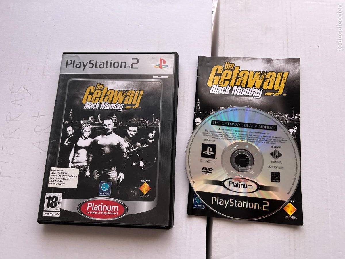 Videospiele und Konsolen: THE GETAWAY BLACK MONDAY PLATINUM PLAYSTATION 2 PLAY STATION TWO KREATEN
