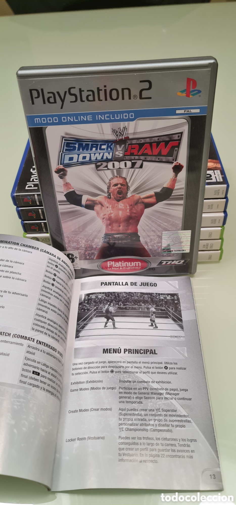 Videojuegos y consolas: Smackdown vs Raw 2007 PS2 PAL Espa&ntilde;a - Foto 8