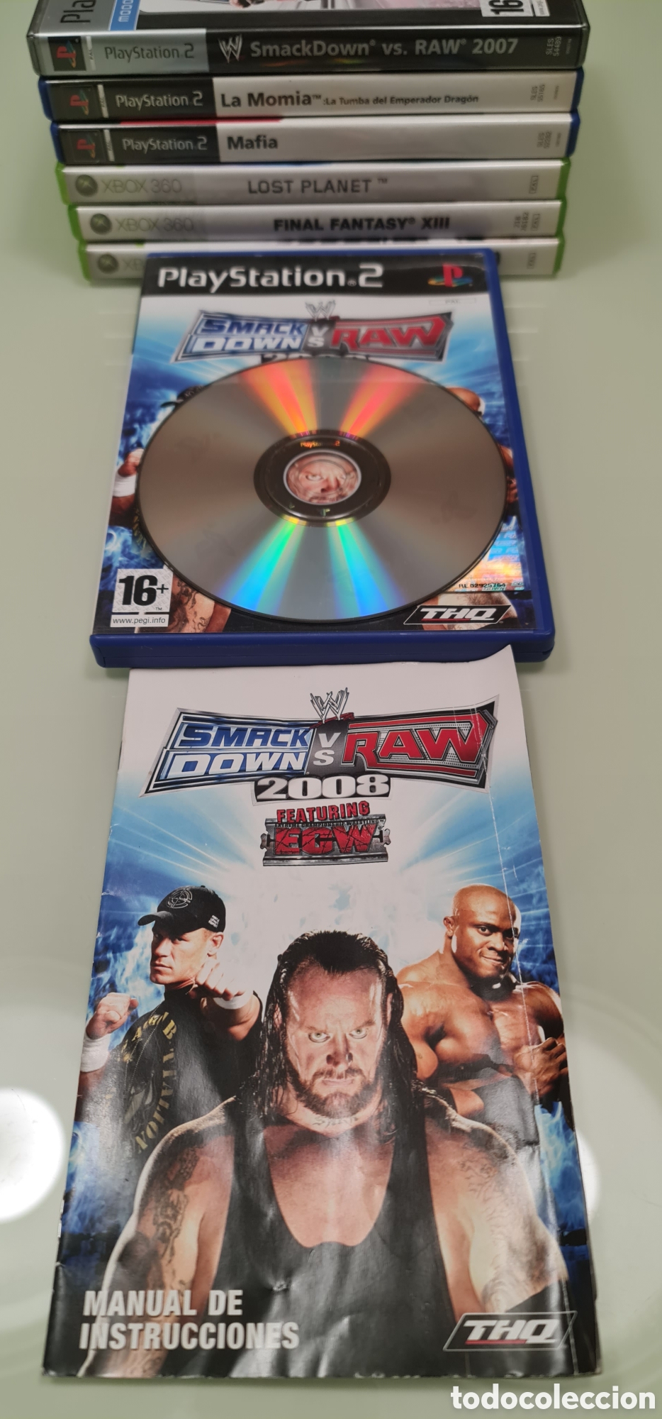 Videojuegos y consolas: Smackdown vs Raw 2008 PS2 PAL Espa&ntilde;a - Foto 5