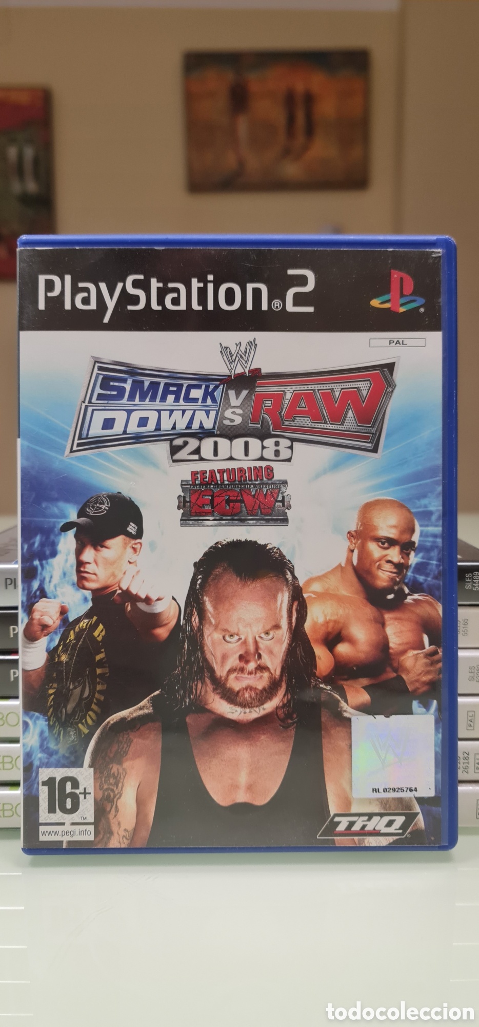Videojuegos y consolas: Smackdown vs Raw 2008 PS2 PAL Espa&ntilde;a - Foto 1