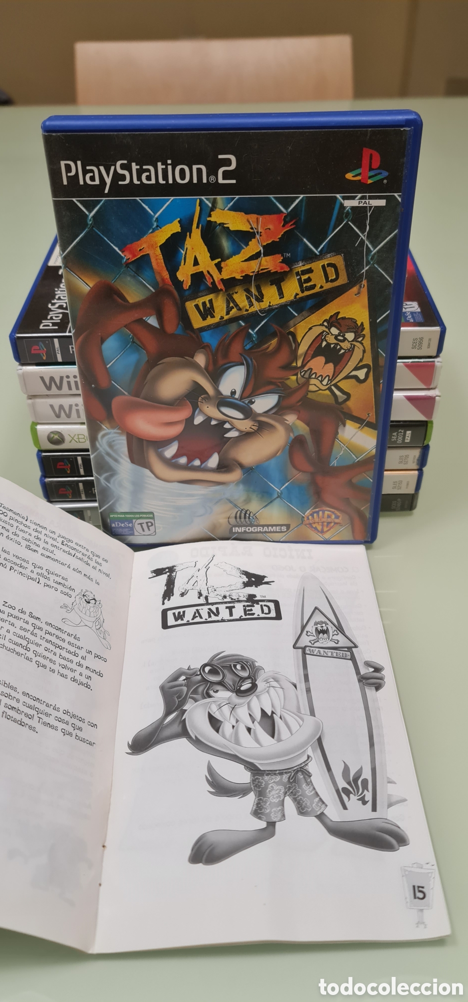Videojuegos y consolas: TAZ WANTED PS2 PAL ESPA&Ntilde;A - Foto 8