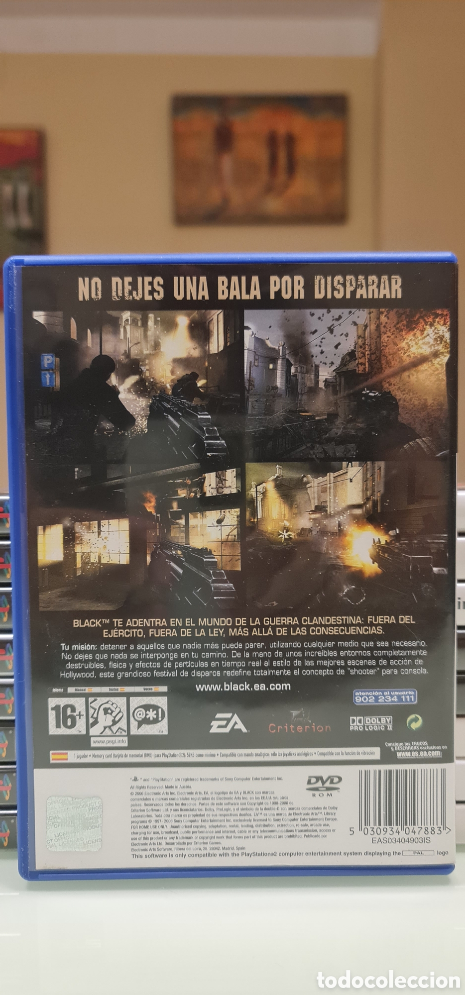 Videojuegos y consolas: BLACK PS2 PAL ESPA&Ntilde;A - Foto 3