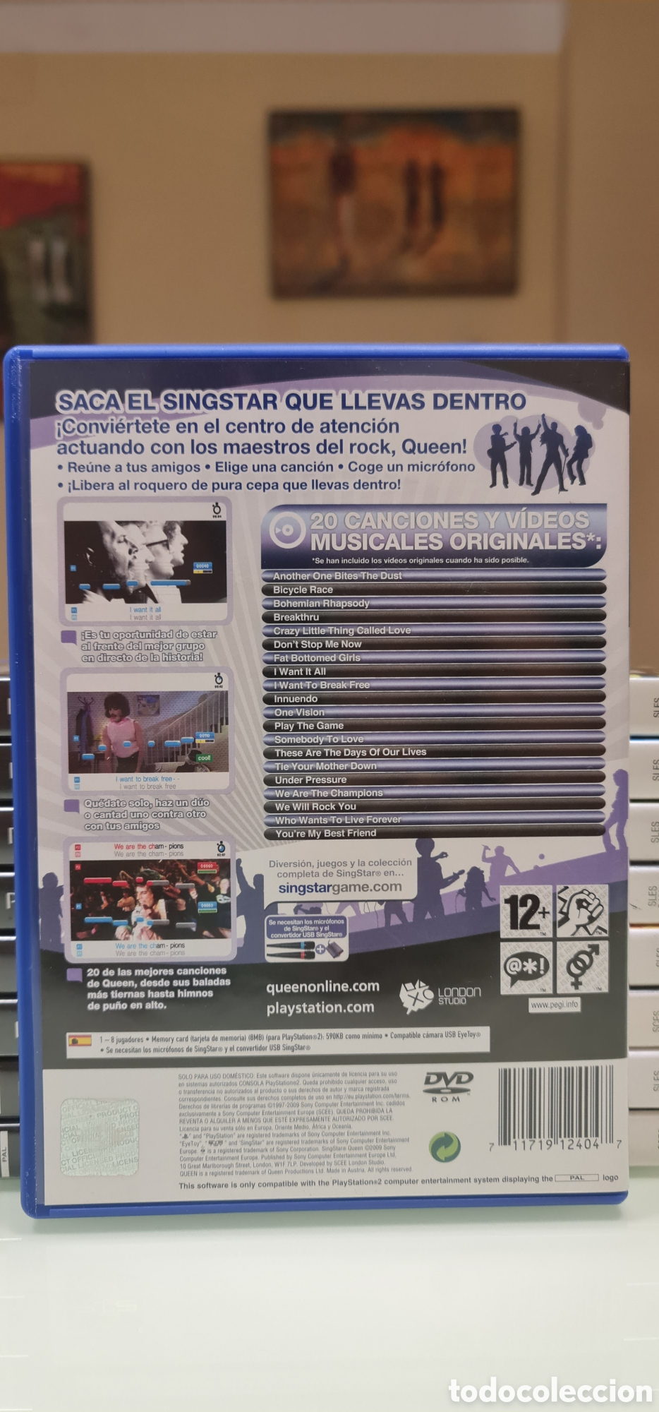 Videojuegos y consolas: SINGSTAR QUEEN PS2 PAL ESPA&Ntilde;A - Foto 3