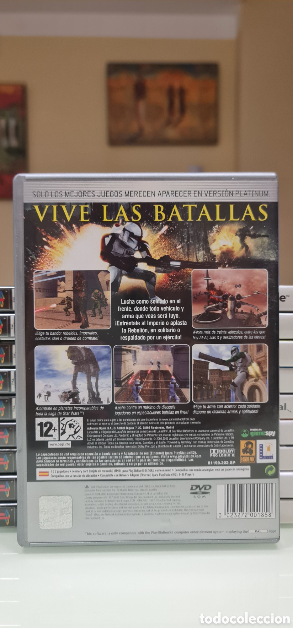 Videojuegos y consolas: STAR WARS BATTLEFRONT PS2 PAL ESPA&Ntilde;A - Foto 3