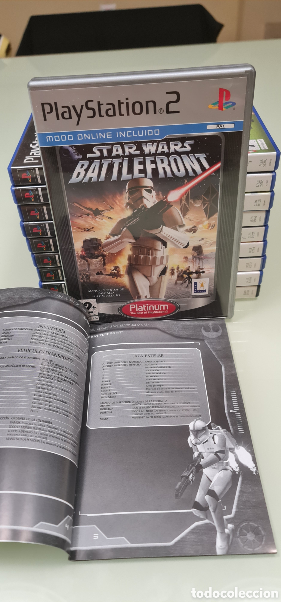 Videojuegos y consolas: STAR WARS BATTLEFRONT PS2 PAL ESPA&Ntilde;A - Foto 8
