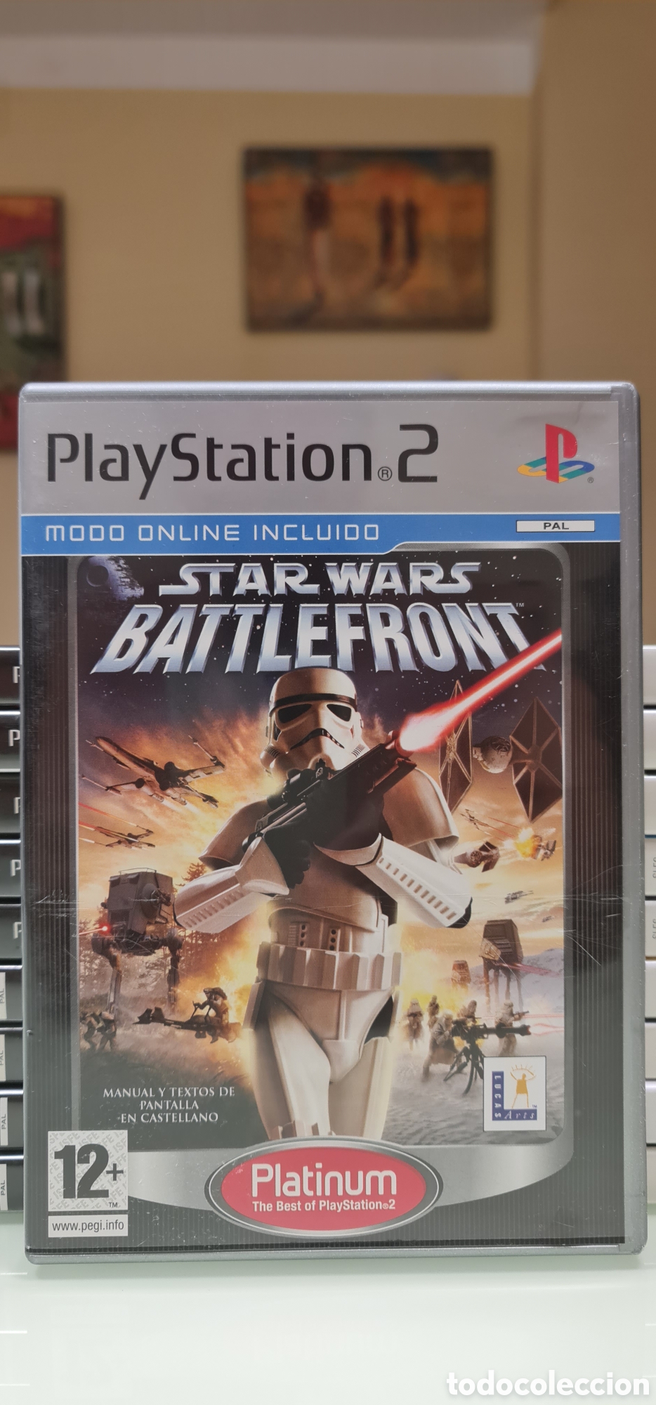 Videojuegos y consolas: STAR WARS BATTLEFRONT PS2 PAL ESPA&Ntilde;A - Foto 1