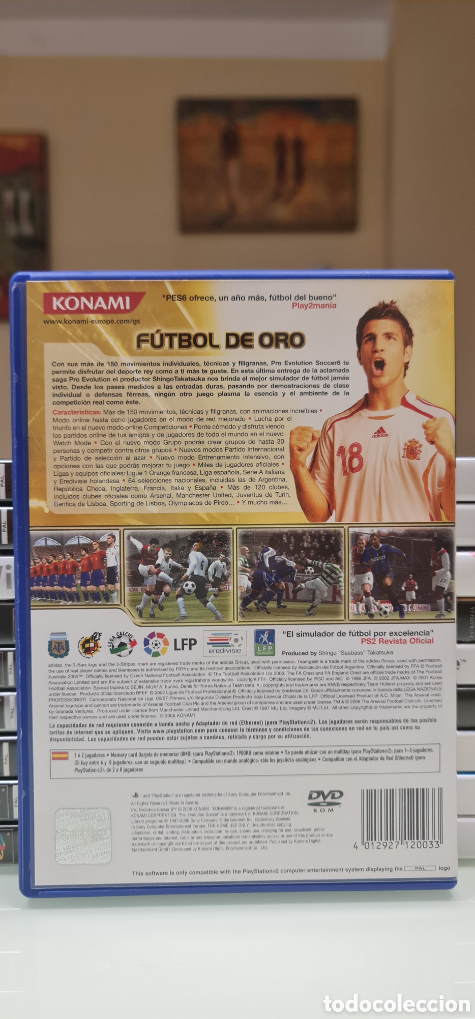Videojuegos y consolas: PRO EVOLUTION SOCCER 6 PS2 PAL ESPA&Ntilde;A - Foto 3
