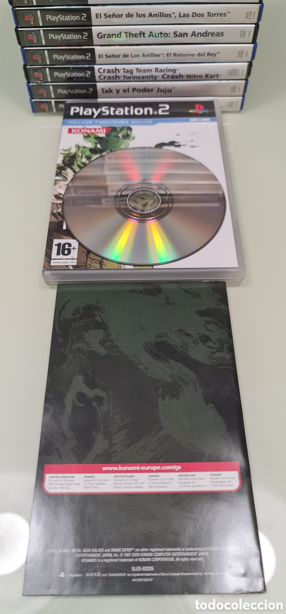 Videojuegos y consolas: METAL GEAR SOLID 3 PS2 PAL ESPA&Ntilde;A - Foto 7