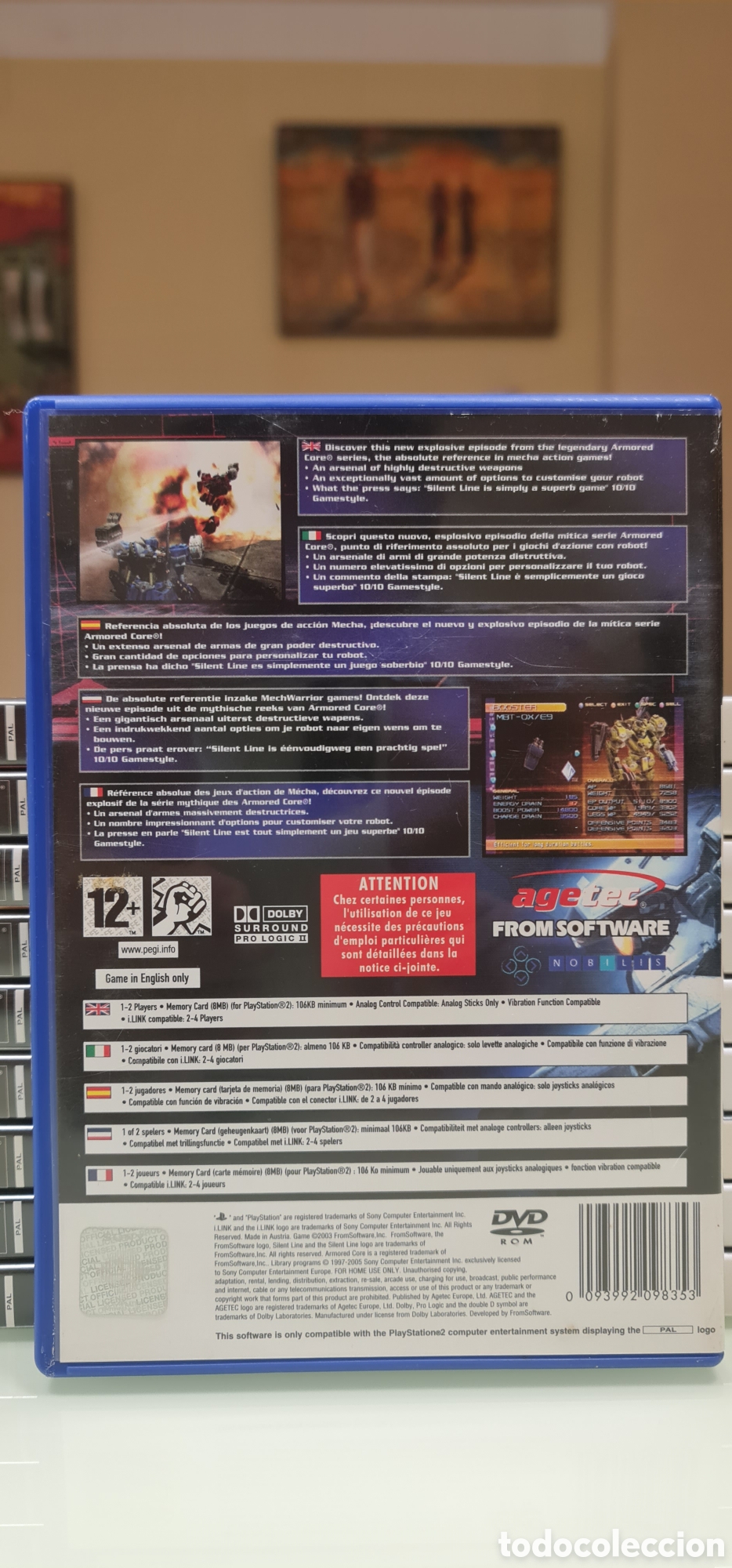 Videojuegos y consolas: SILENT LINE ARMORED CORE - PS2 PAL - Foto 3