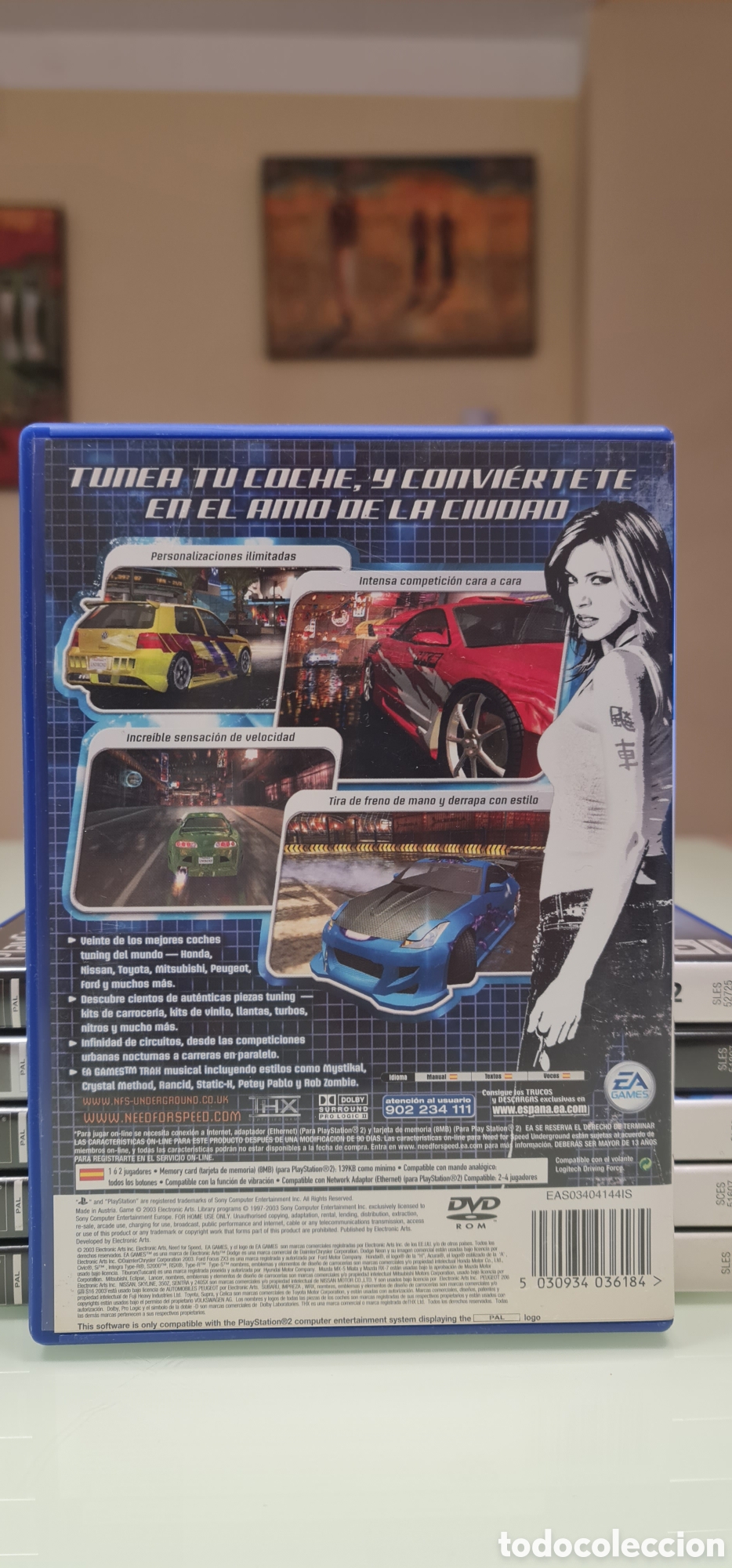 Videojuegos y consolas: Need for Speed Underground PS2 PAL Espa&ntilde;a - Foto 3