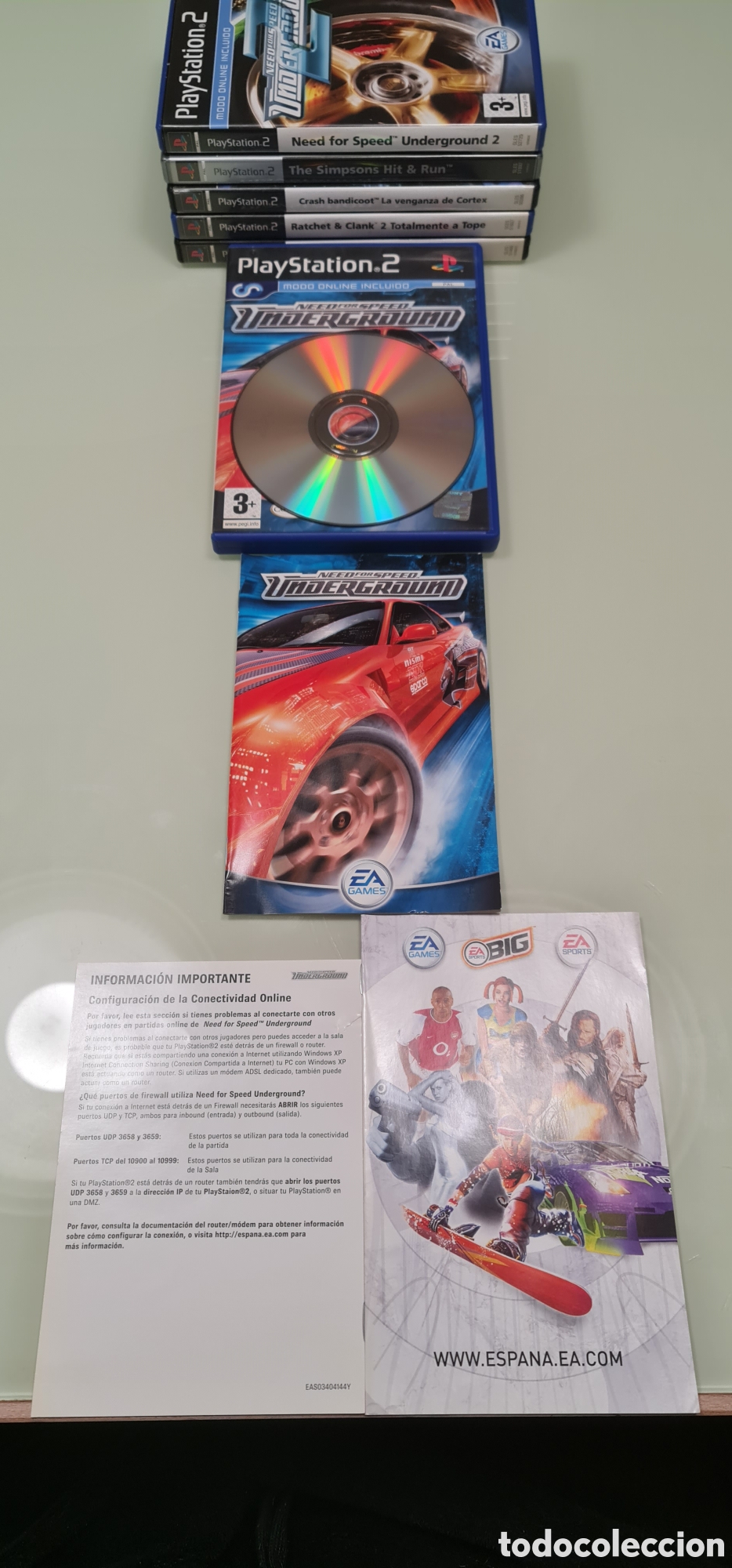 Videojuegos y consolas: Need for Speed Underground PS2 PAL Espa&ntilde;a - Foto 5