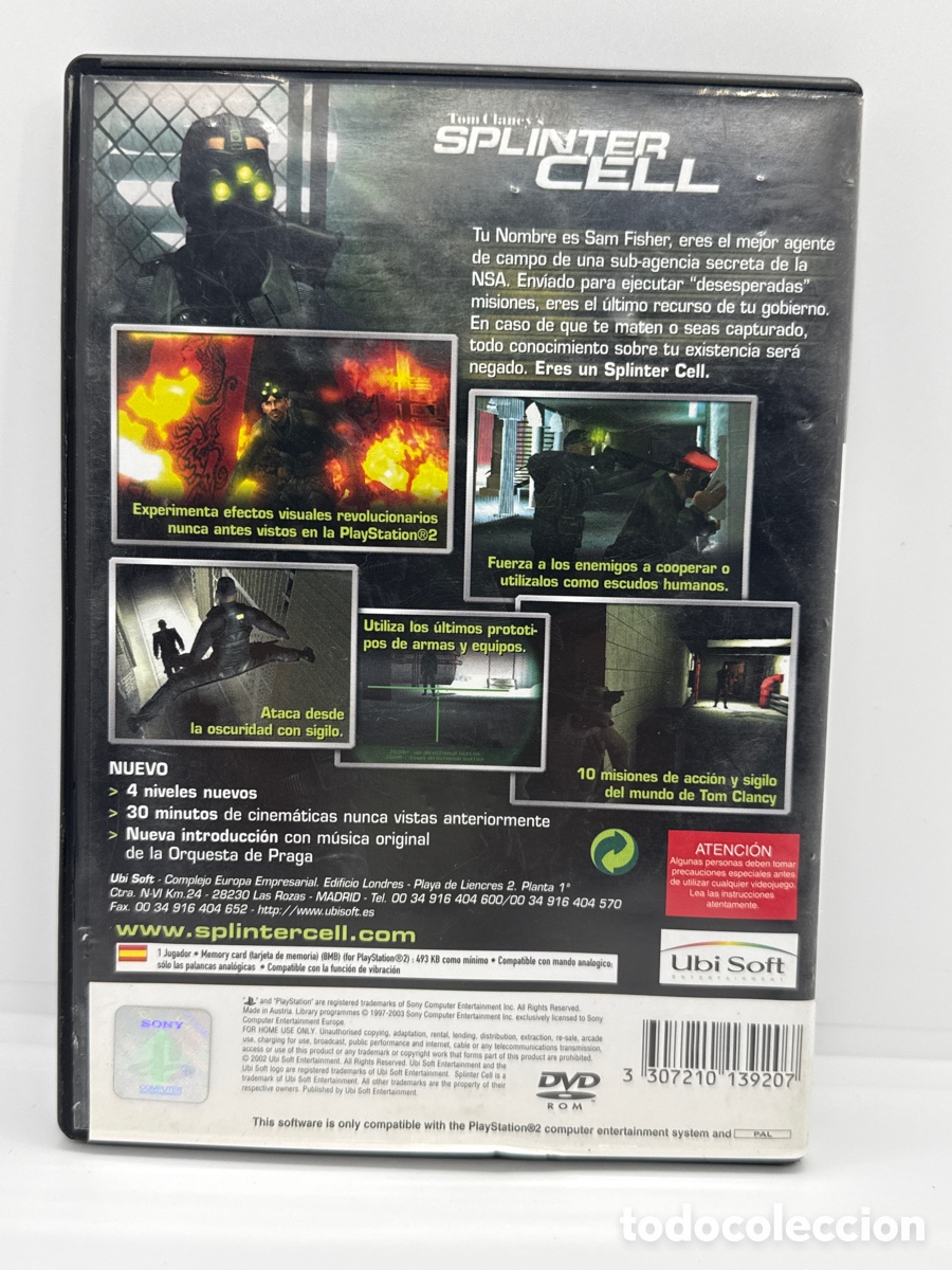 Videojuegos y consolas: Juego play 2 Splinter Cell - Foto 2