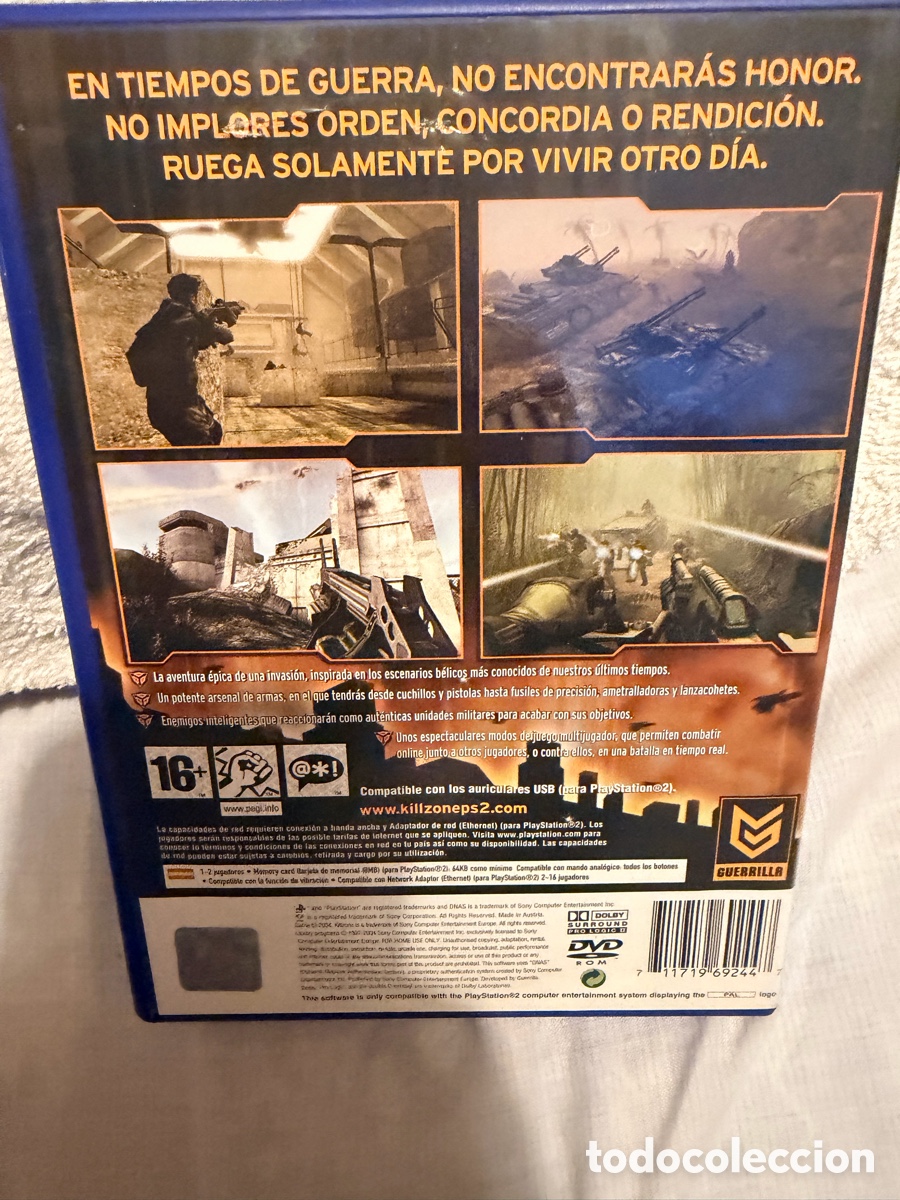 Videojuegos y consolas: KILL ZONE PS2 castellano - Foto 2