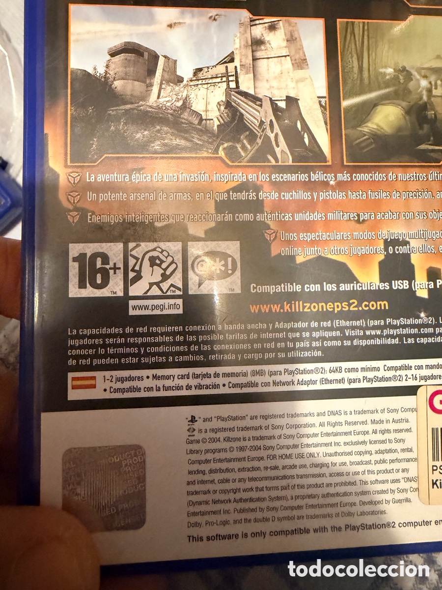 Videojuegos y consolas: KILL ZONE PS2 castellano - Foto 4