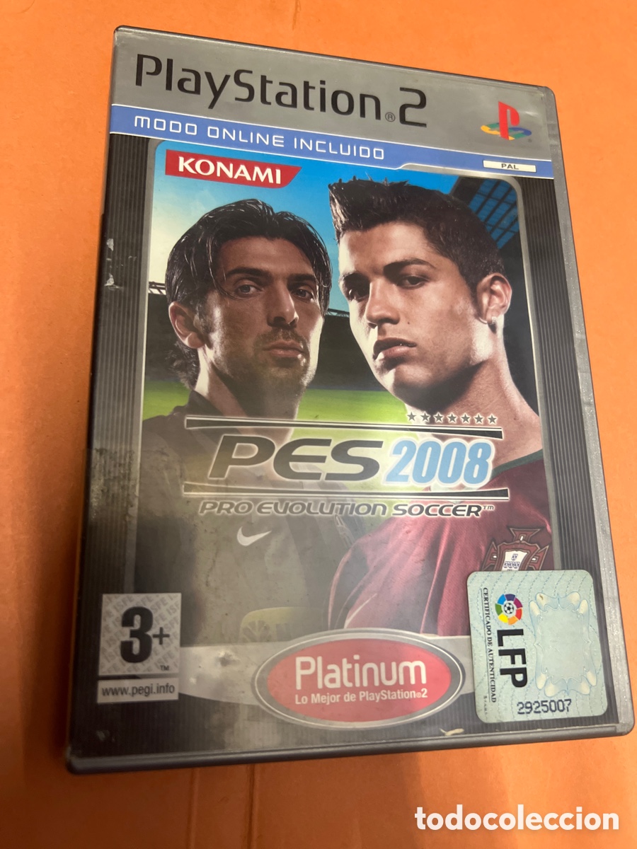 Videojuegos y Consolas: T1/A2/78. PES 2008 PRO EVOLUTION SOCCER 08 PS2 PLAYSTATION 2 PLAY STATION TWO