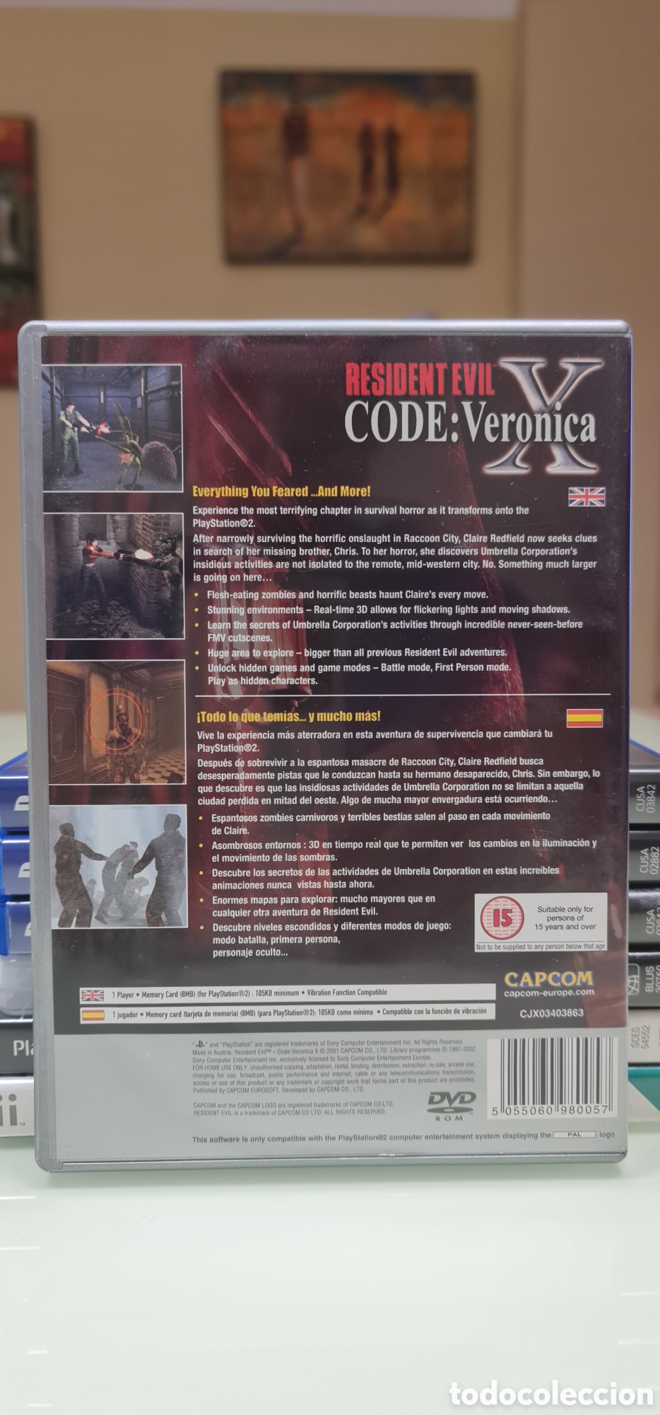 Videojuegos y consolas: Resident Evil Code Veronica X PS2 - Foto 3