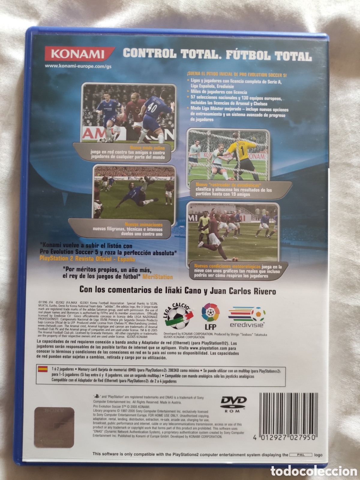Videojuegos y consolas: Juego de PlayStation 2 pro Evolution soccer 5 - Foto 2