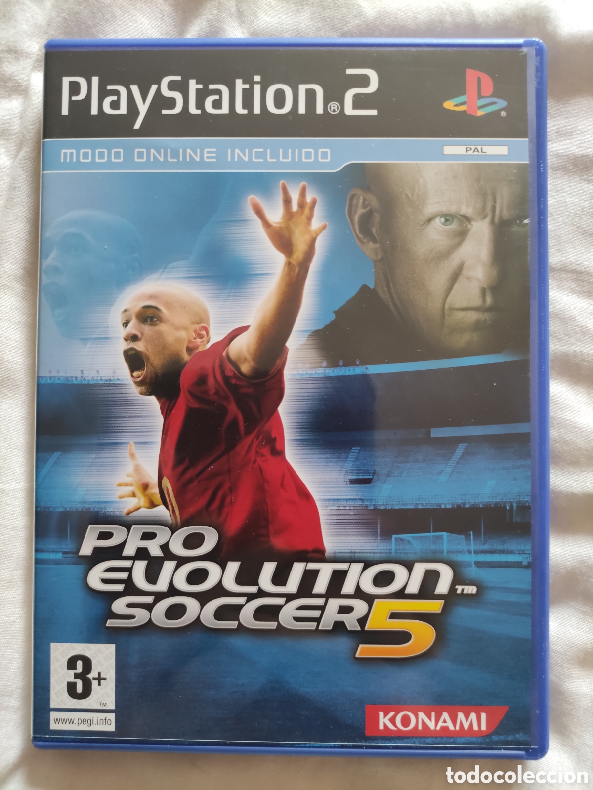 Videojuegos y consolas: Juego de PlayStation 2 pro Evolution soccer 5 - Foto 1