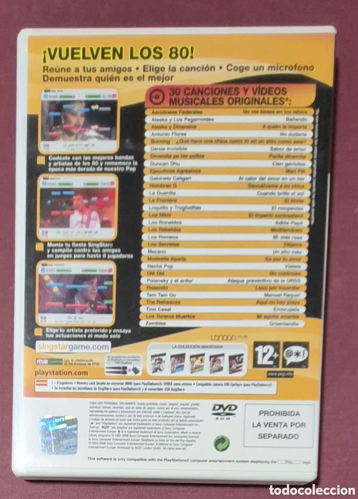 Videojuegos y consolas: SINGSTAR: LA EDAD DE ORO DEL POP ESPA&Ntilde;OL - PS2 - Foto 2