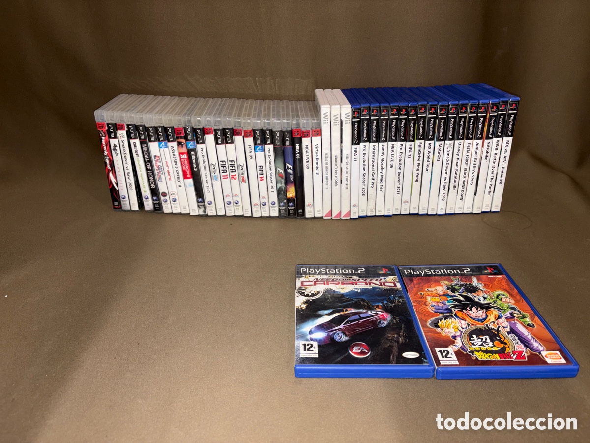 Videojuegos y Consolas: GRAN LOTE DE 43 VIDEOJUEGOS COMPLETOS(23 de ps3)(3 de Nintendo Wii)(17 de ps2)+2 de ps2 sin juego
