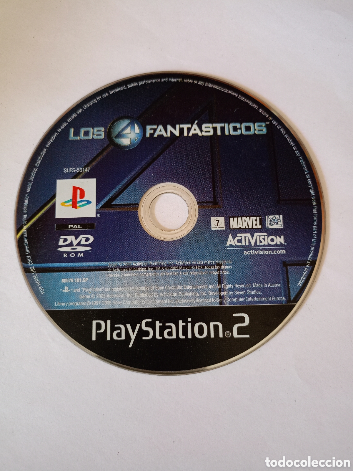 Videojogos e Consolas: LOS 4 FANTASTICOS - PLAYSTATION 2 PLAY STATION PS2 solo cd no probado