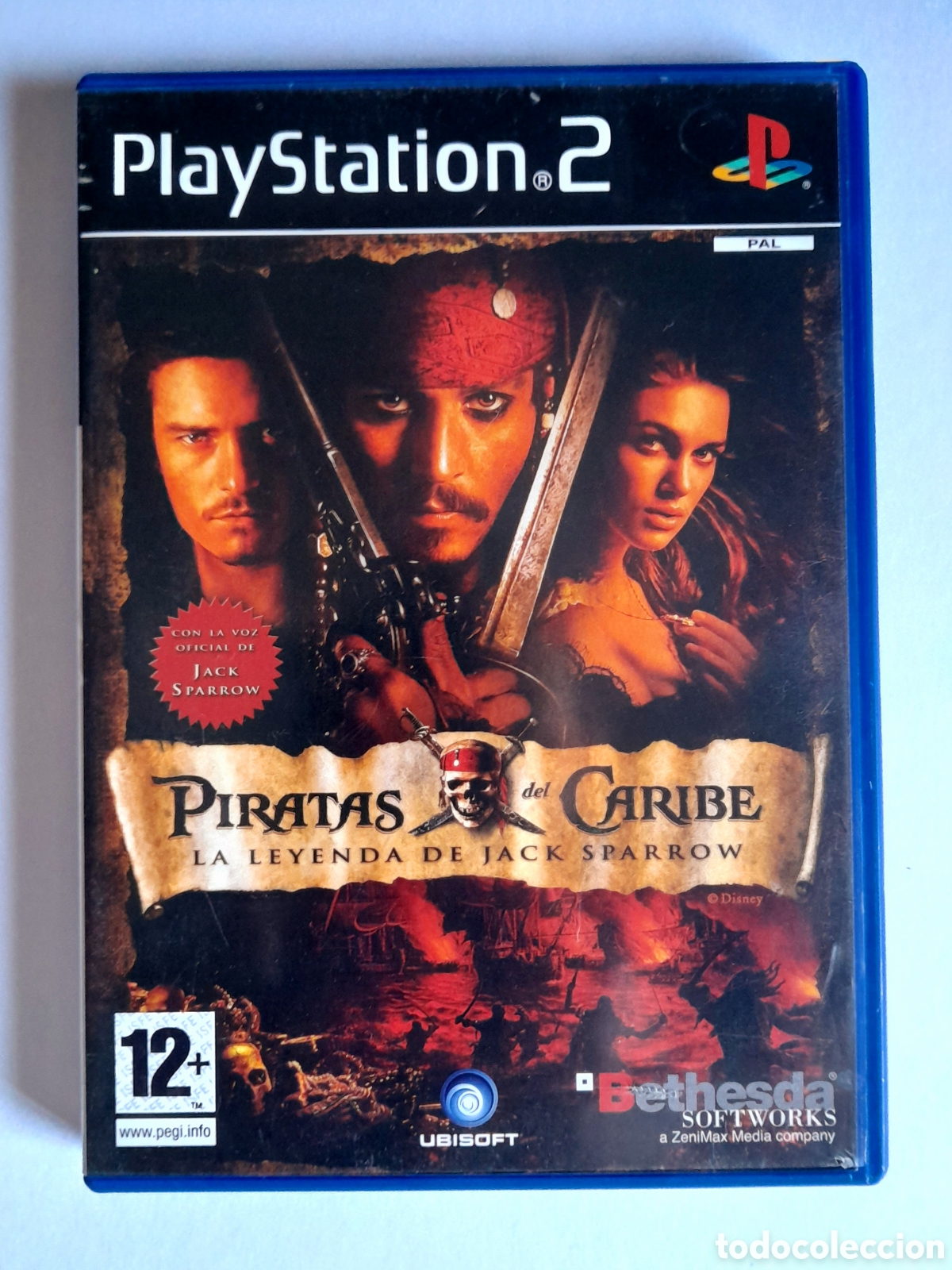 Videojuegos y Consolas: Disney Piratas del Caribe: La Leyenda de Jack Sparrow - PS2 PAL (ES) Completo