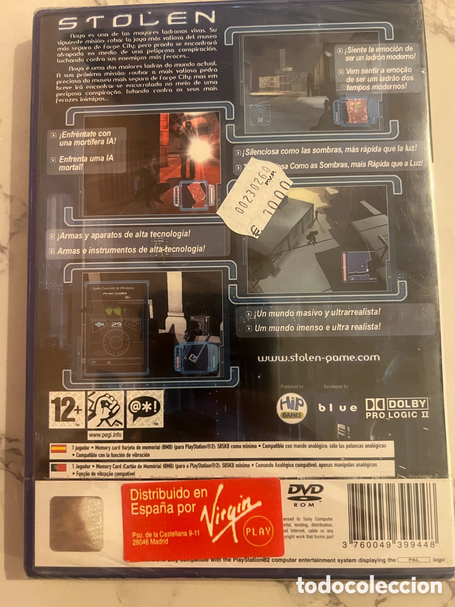 Videojuegos y consolas: Stolen PS2 PAL ESP Precintado - Foto 2