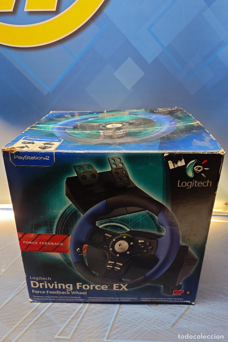 Videojuegos y consolas: Volante Logitech Driving Force EX PS2 - Foto 1