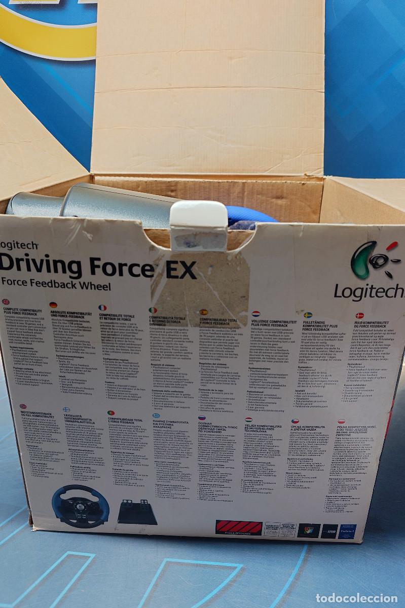 Videojuegos y consolas: Volante Logitech Driving Force EX PS2 - Foto 4