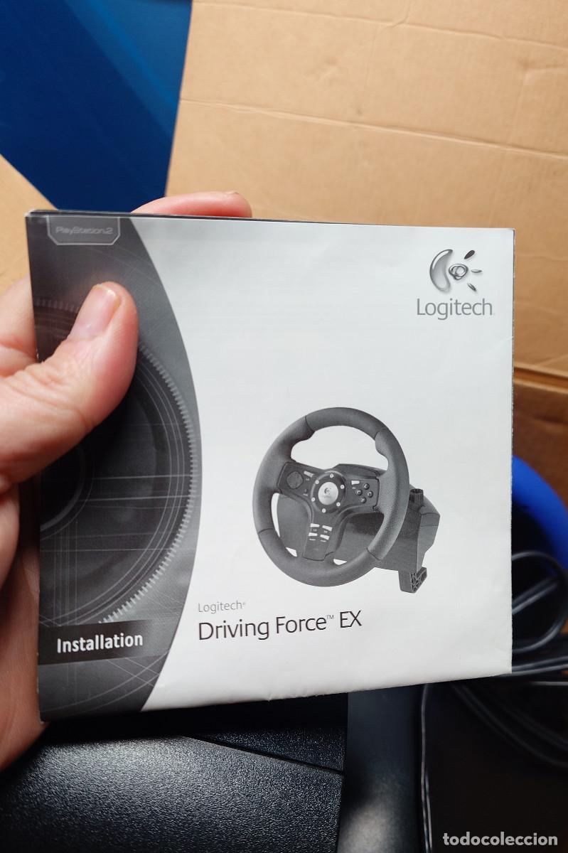 Videojuegos y consolas: Volante Logitech Driving Force EX PS2 - Foto 5