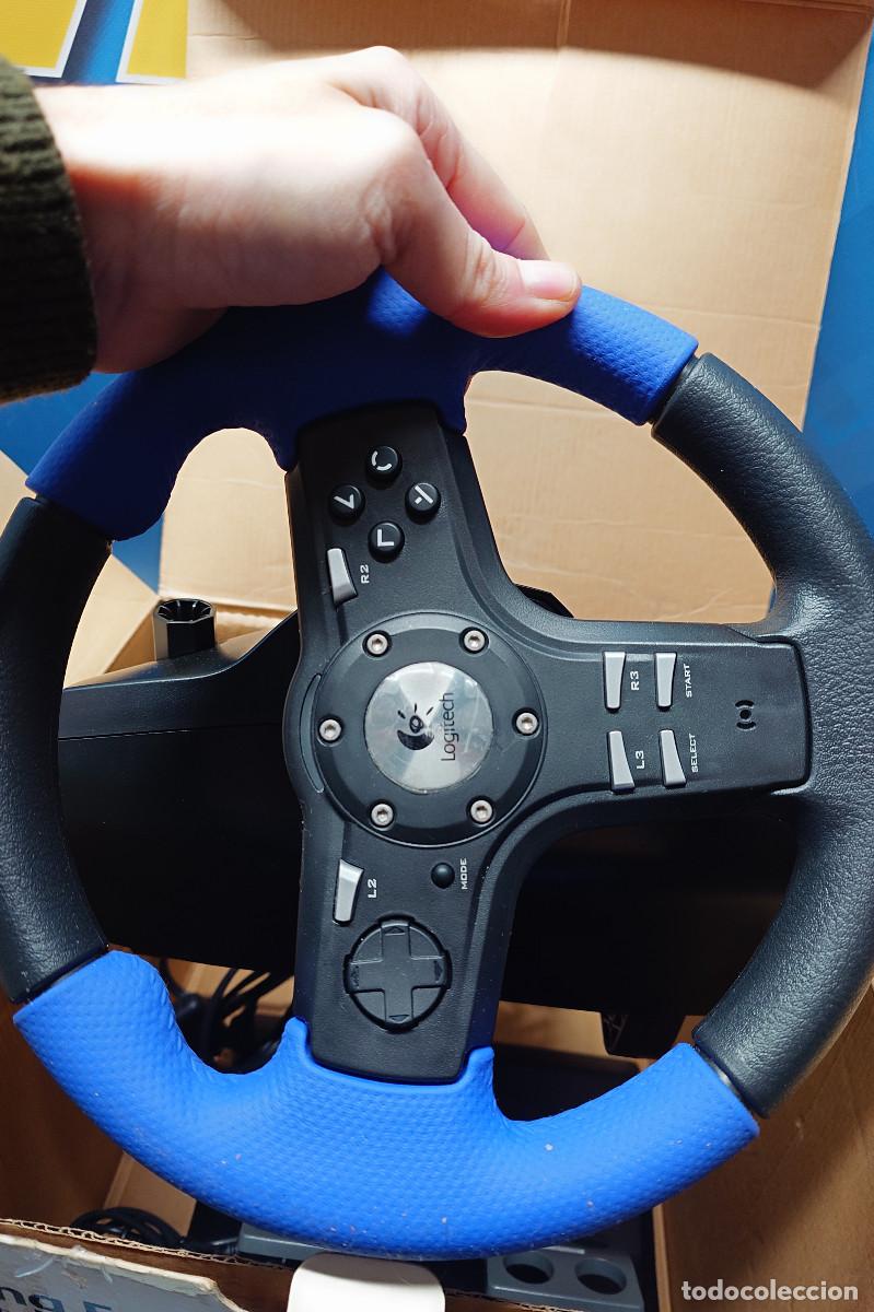 Videojuegos y consolas: Volante Logitech Driving Force EX PS2 - Foto 7