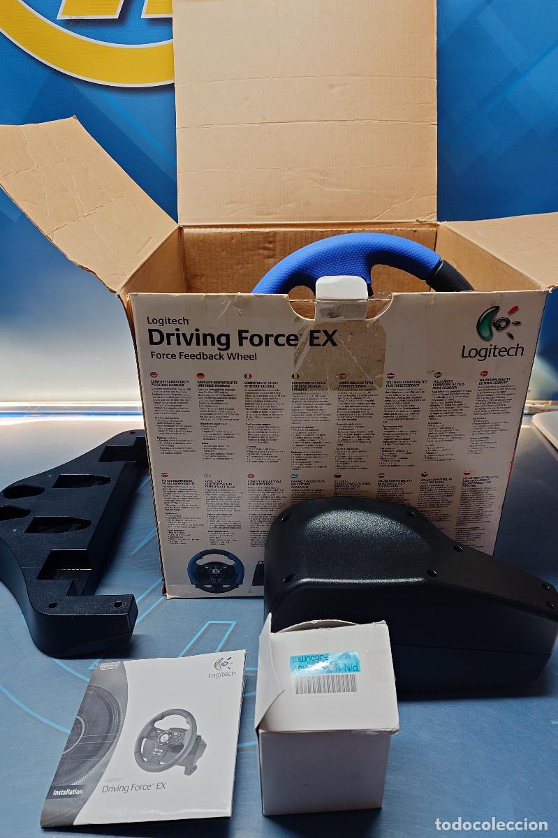 Videojuegos y consolas: Volante Logitech Driving Force EX PS2 - Foto 10