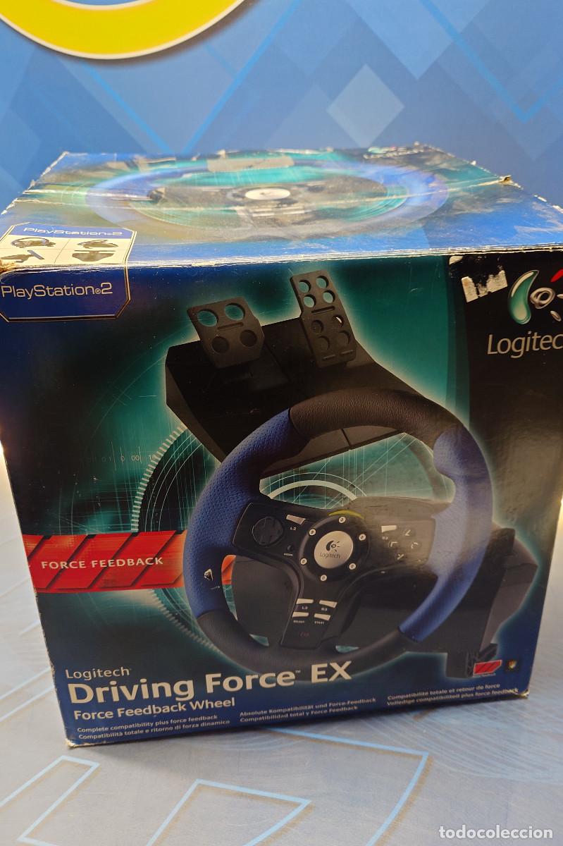 Videojuegos y consolas: Volante Logitech Driving Force EX PS2 - Foto 11