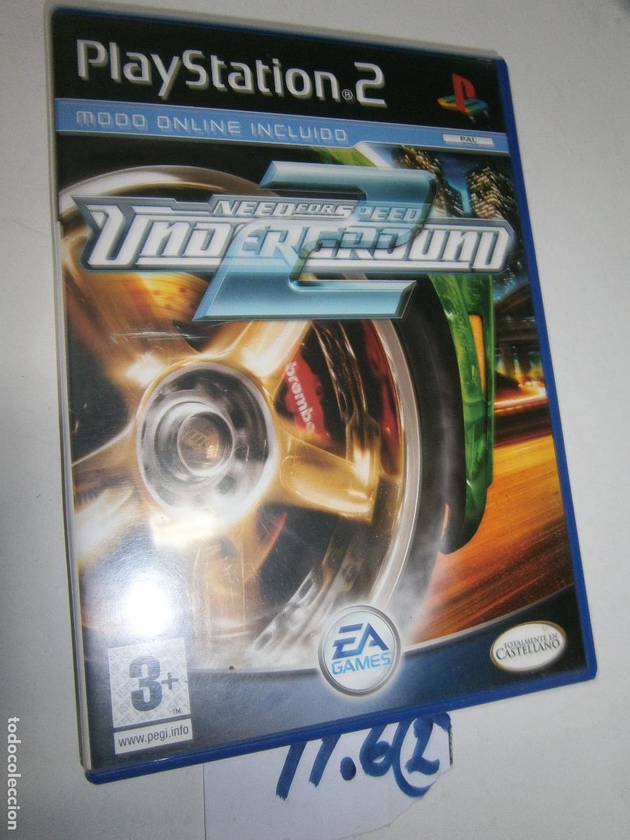 Videojuegos y Consolas: ANTIGUO JUEGO PLAYSTATION 2 - NEED FOR SPEED: UNDERGROUND 2