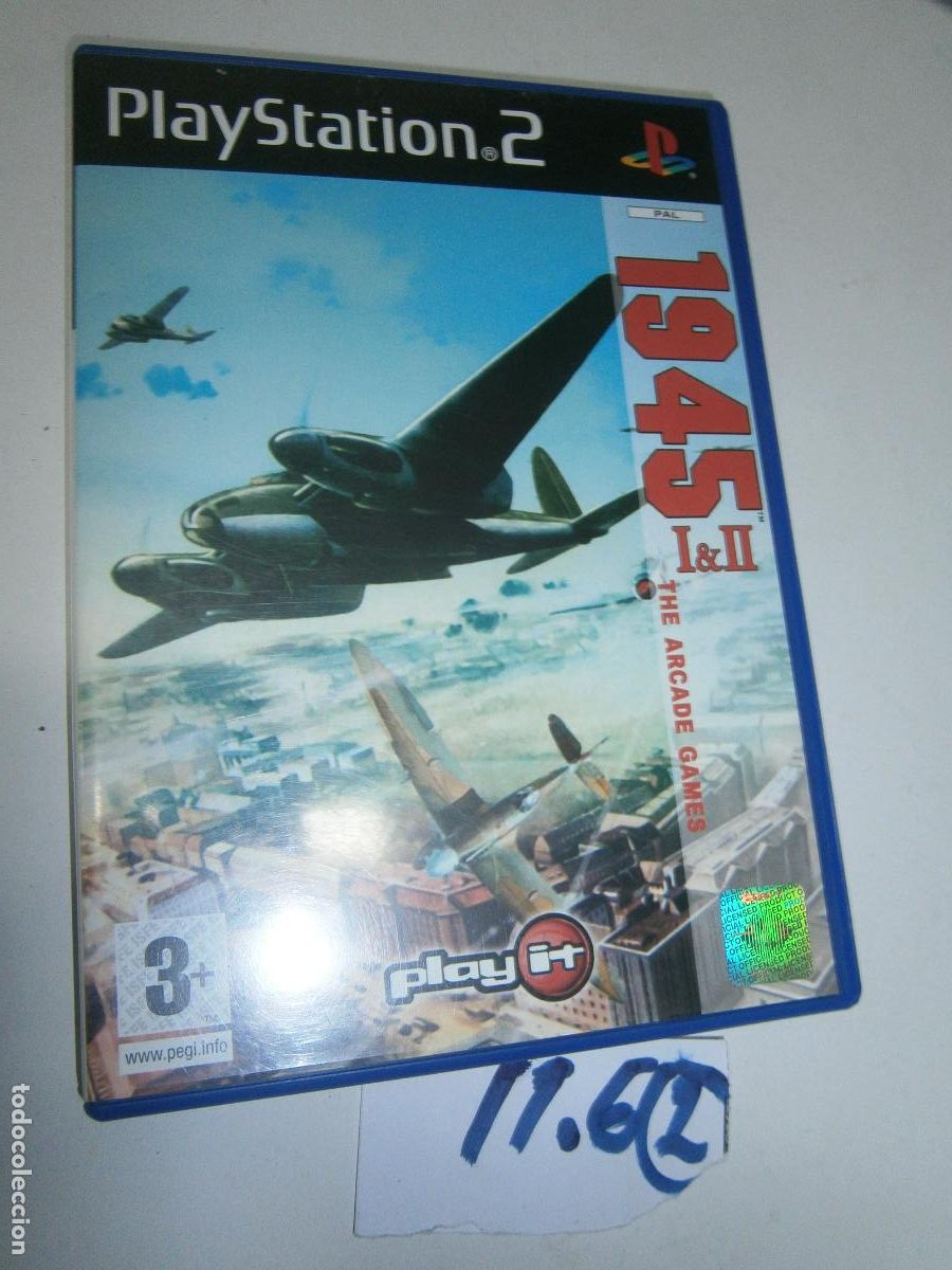 Videojuegos y Consolas: ANTIGUO JUEGO PLAYSTATION 2 - 1945 I & II: THE ARCADE GAMES