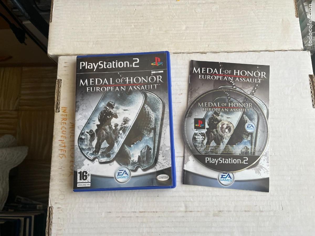 Videojuegos y Consolas: MEDAL OF HONOR EUROPEAN ASSAULT - PS2 PLAYSTATION 2 PLAY STATION TWO KREATEN