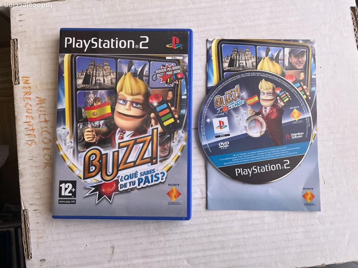 Videojuegos y Consolas: BUZZ QUE SABES DE TU PAIS PS2 PLAYSTATION 2 PLAY STATION TWO KREATEN