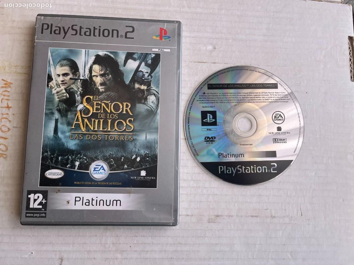 Videojuegos y Consolas: EL SE&Ntilde;OR DE LOS ANILLOS LAS DOS TORRES PLATINUM - PS2 PLAYSTATION 2 PLAY STATION TWO KREATEN