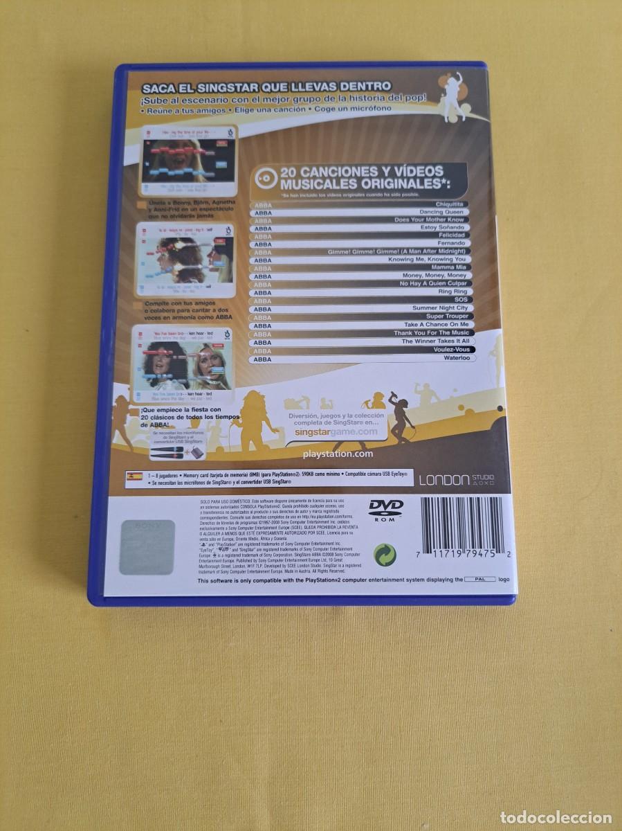 Videojuegos y consolas: SINGSTAR ABBA - PLAYSTATION 2 - EN ESPA&Ntilde;OL - Foto 3