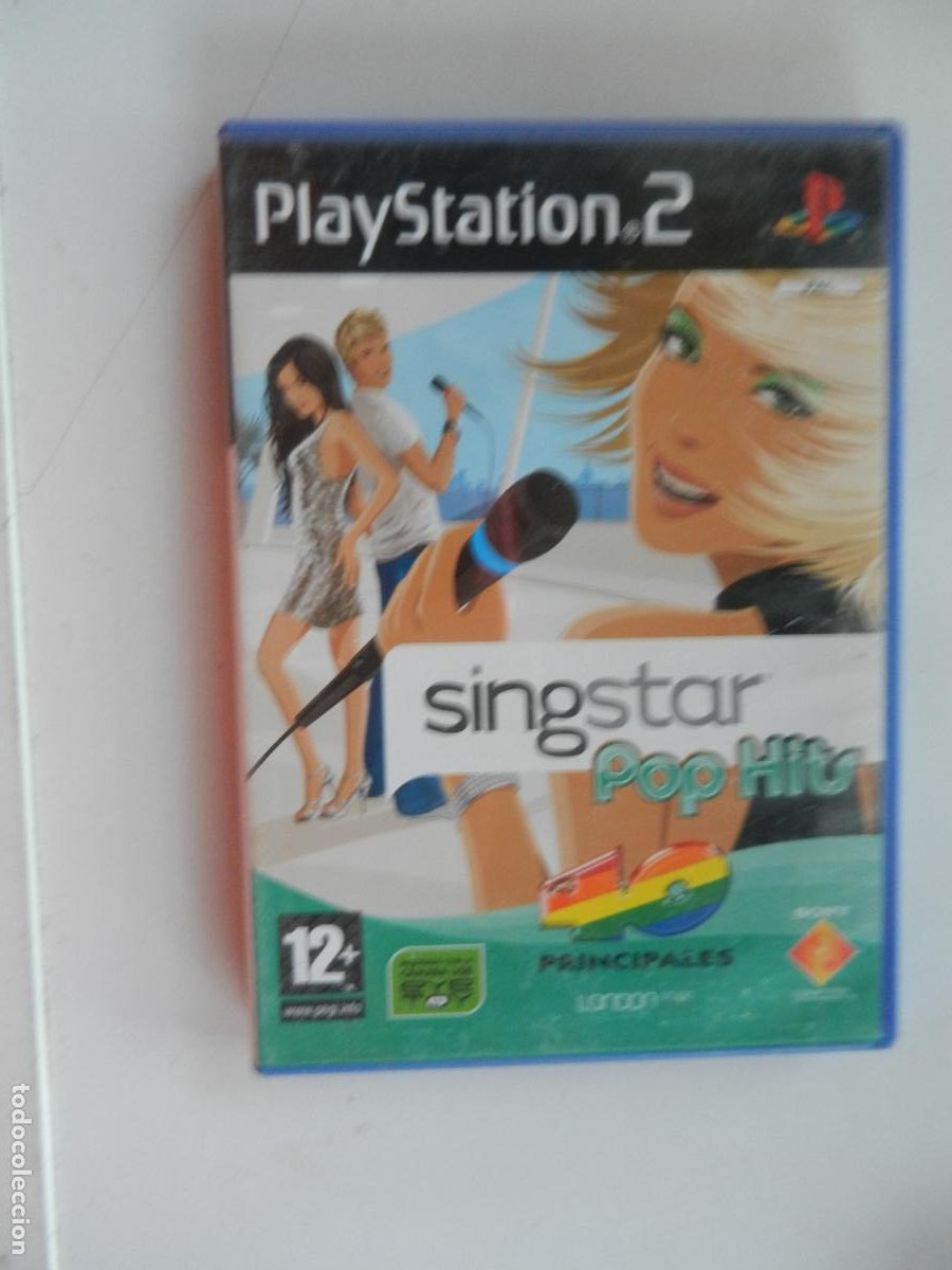Videojuegos y Consolas: SINGSTAR POP HITS 40 PRINCIPALES PALYA STATION 2 SONY CD+INTRUCCIONES