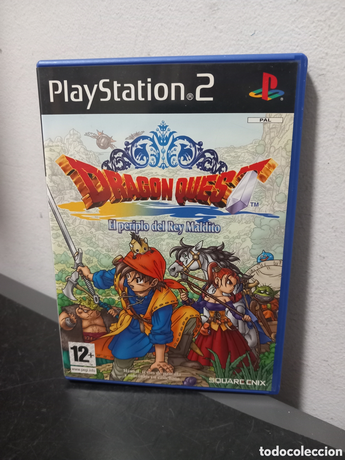 Videojuegos y Consolas: ANTIGUO JUEGO PLAYSTATION 2 DRAGON QUEST EL PERIPLO DEL REY MALDITO EN CAJA ORIGINAL Y MANUAL