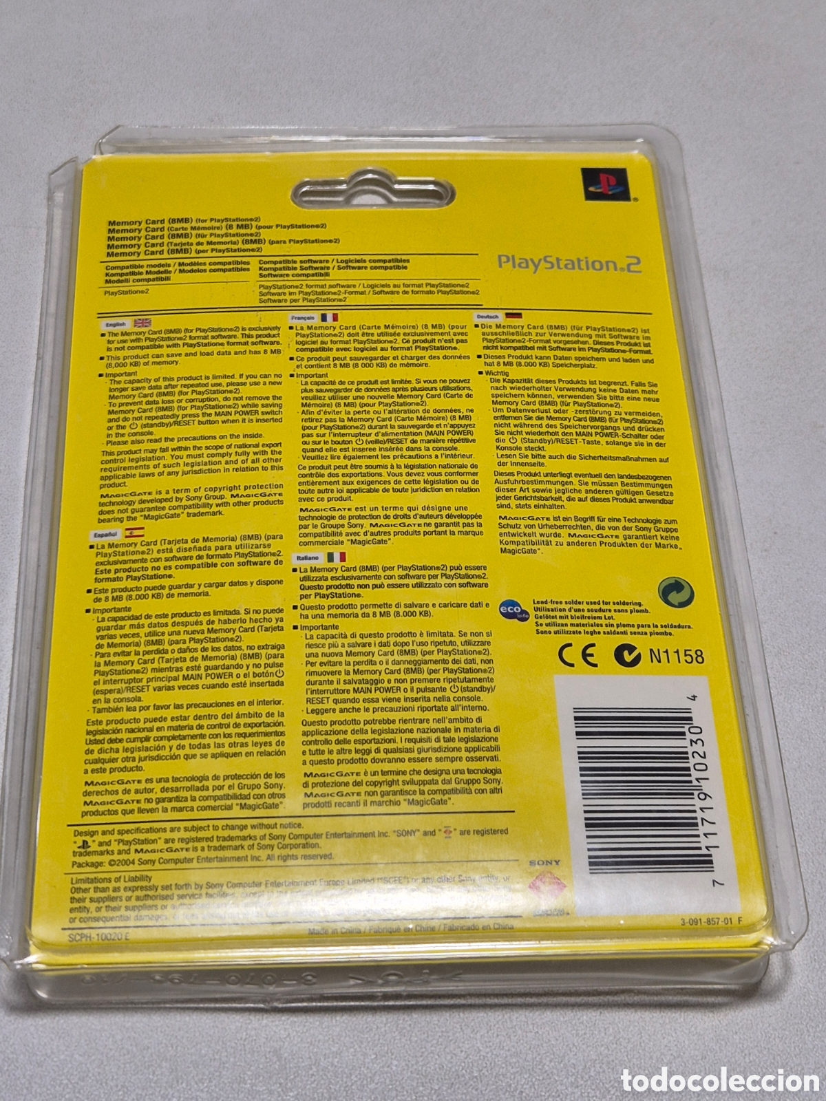 Videojuegos y consolas: Memory Card Sony Ps2 . 8Mb - Foto 3