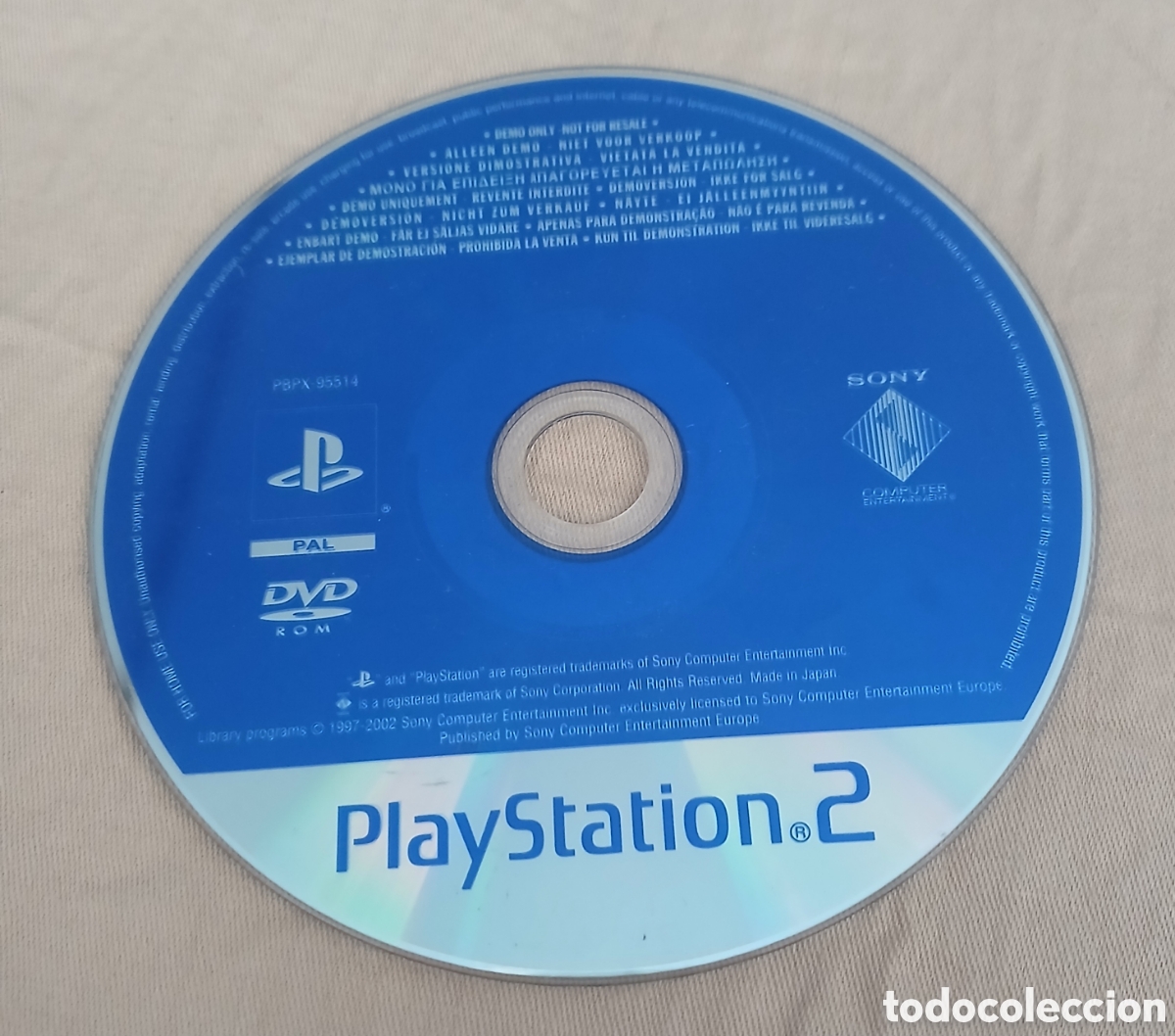 Videojuegos y Consolas: Disco de demostraci&oacute;n (demo disc) original para la consola&nbsp;PlayStation 2&nbsp;de Sony.&nbsp;